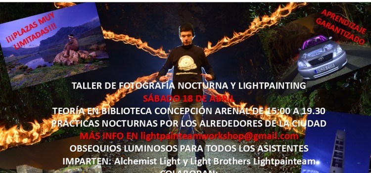 Workshop Lightpainteam. Inscripción  Completa. No hay localidades