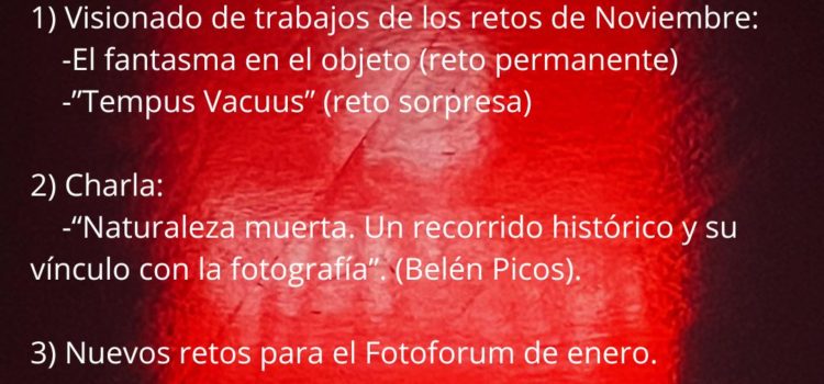 Sesión Fotoforum Diciembre 2023